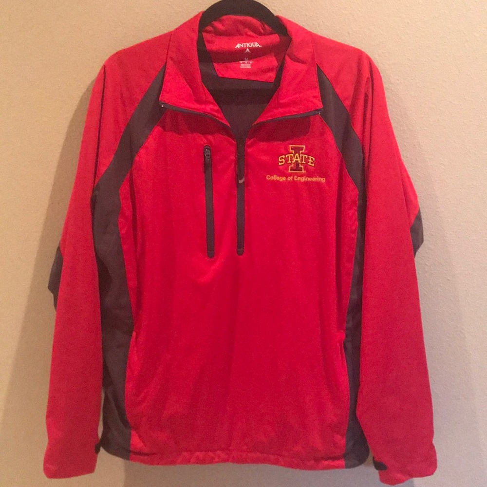 Red Iowa state college of engineering windbreaker
